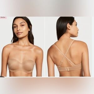Victoria's Secret, body by Victoria, Nude,removable strap, bra, size 34A, NWT